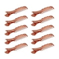 thumbnail image 1 of 10x Pinzas de Forma de Peine Horquilla de Alligator para Cualquier Cabello Grueso o Delgado 68 x 15 mm Oro rosa Soledad Pinza para el pelo con pinzas para el cabello, 1 of 7