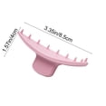 thumbnail image 3 of Linnome Cake Wave Decorating Comb Single Plastic Tool for Buttercream Icing Texture and Border Making 3.3x1.6in Pink, 3 of 8