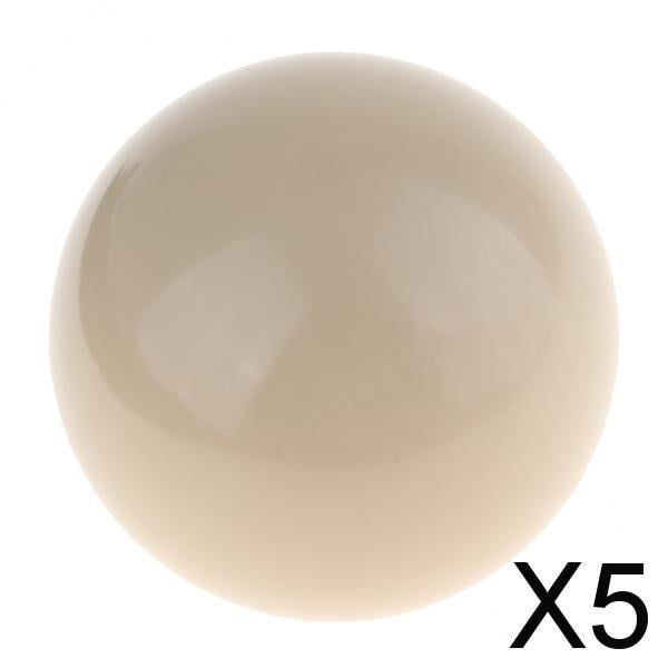 Colaxi 5xResin Billiard Practice Training Pool Cue Ball Billiard Trainer Ball