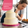 thumbnail image 4 of Cake S.O.S 12 inches Pink Round Cake Drum Board, 1/2″ Thick, (1-pack), 4 of 8