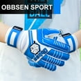 thumbnail image 4 of Obbsen Kids&Youth Soccer Goalie Gloves, Soccer Goalkeeper Gloves, Strong Grip Goalkeeping Gloves with Finger Protection, 4 of 7