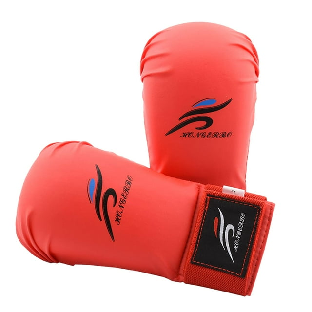 tamizeot Gants de Frappe Rouges Gants de Combat Partenaire Karaté Muay Thai pour Arts Martiaux Entraînement Boxe Taekwondo Rouge G