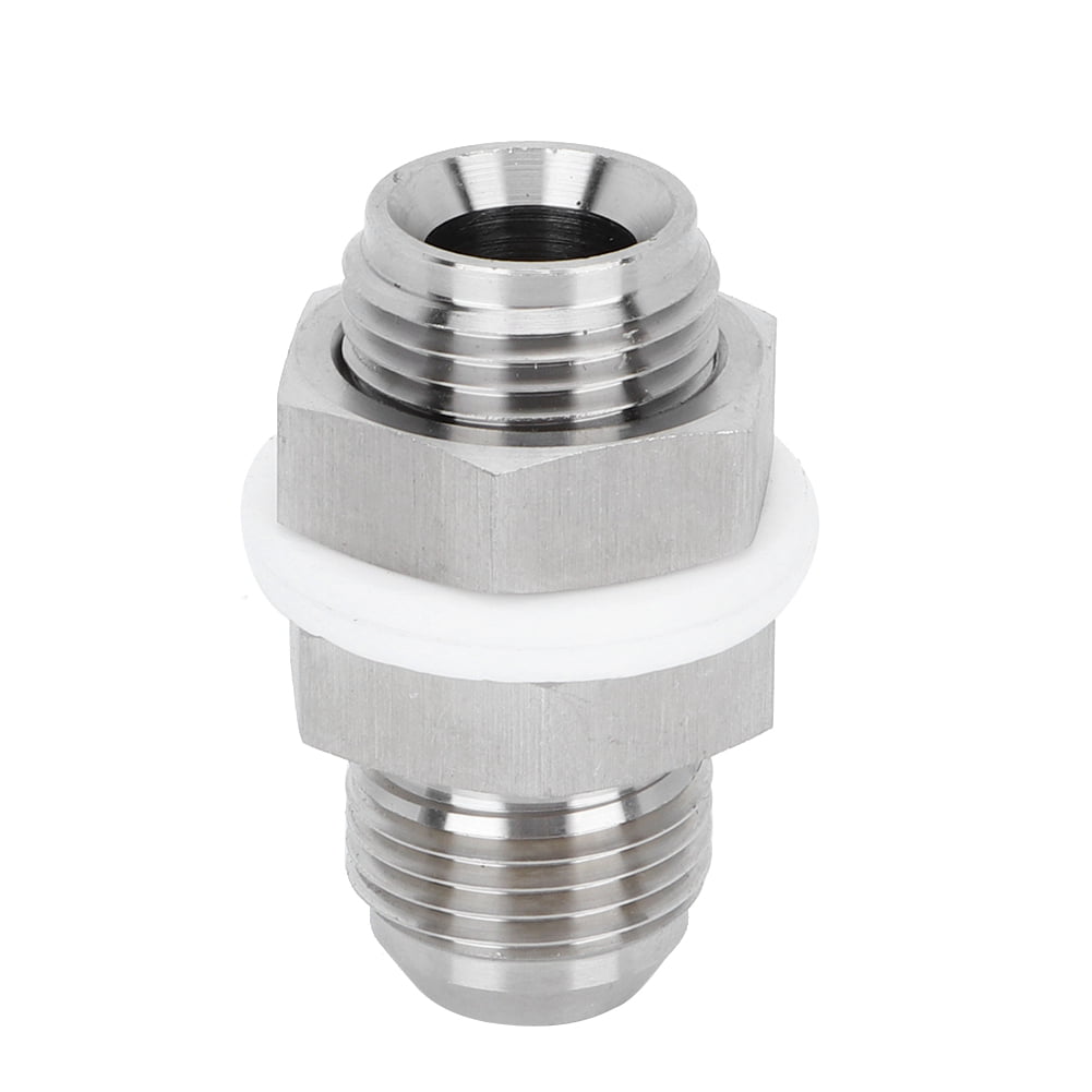 Hlyjoon Turbo Oil Pan Return Drain Plug Adapter Aluminium Alloy Bolt Bung Fitting Fit for AN10 Weldab Adapter No Welding
