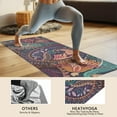 thumbnail image 4 of Multicolor Paisley Pattern Hot Yoga Mat Towel Non Slip for Hot Yoga - Quick-Drying Yoga Mat Cover with 4 Corner Pockets with Travel Bag - Hot Yoga Towel Non Slip 74"x26", 4 of 6