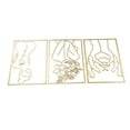 thumbnail image 1 of Decoración De Pared Artística, Fácil Instalación, Decoración De Pared Artística De Una Sola Línea, Hierro Con Tornillos Para Dormitorio, 1 of 7
