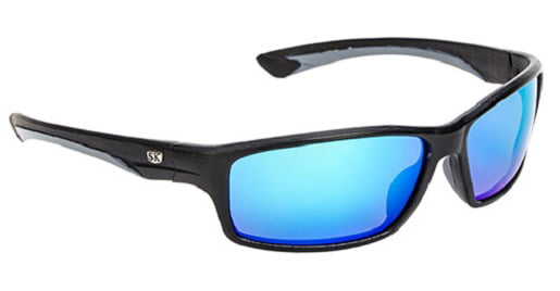 Strike King Plus Hudson Polarize Fisherman Sunglasses Black/Blue