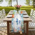 thumbnail image 4 of Table Runners 72 Inches Long Dress Scarves, Seahorse Coastal Farmhouse Kitchen/Dining Table Runner, Coffee Tablerunners, Summer Nautical Starfish Coral Grey Wooden 18x72 Inch, 4 of 9
