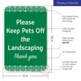 thumbnail image 3 of Please Keep Pets Off The Landscaping Thank You Sign,, 3 of 8