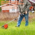 thumbnail image 6 of Floseru 2026 Upgraded 52cc Gas Power Cordless Hedge Trimmer, 5 in 1 Multifunctional Weed Eater with Brush Cutter, Hedge Trimmer, Pruner & Extendable Rods for Lawn, Garden & Yard Maintenance, 6 of 13