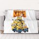thumbnail image 1 of Manta polar de los Minions de Mi villano favorito, súper suave y acogedora, para ropa de cama para hombres, mujeres, personas mayores y niños Características: súper suave, 40 x 30 pulgadas, 1 of 8