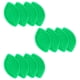thumbnail image 4 of Yuarrent 12x Bandeja de comida reutilizable verde con motivo de hoja hawaiana para eventos Bandeja de comida reutilizable estilo hawaiano verde Type2 NO2, 4 of 6