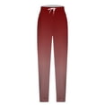 thumbnail image 3 of FNFYFH Womens Sweatpants High Waisted Baggy Gradient Elastic Bottom Athletic Workout Joggers Lounge Pants with Pockets, 3 of 5