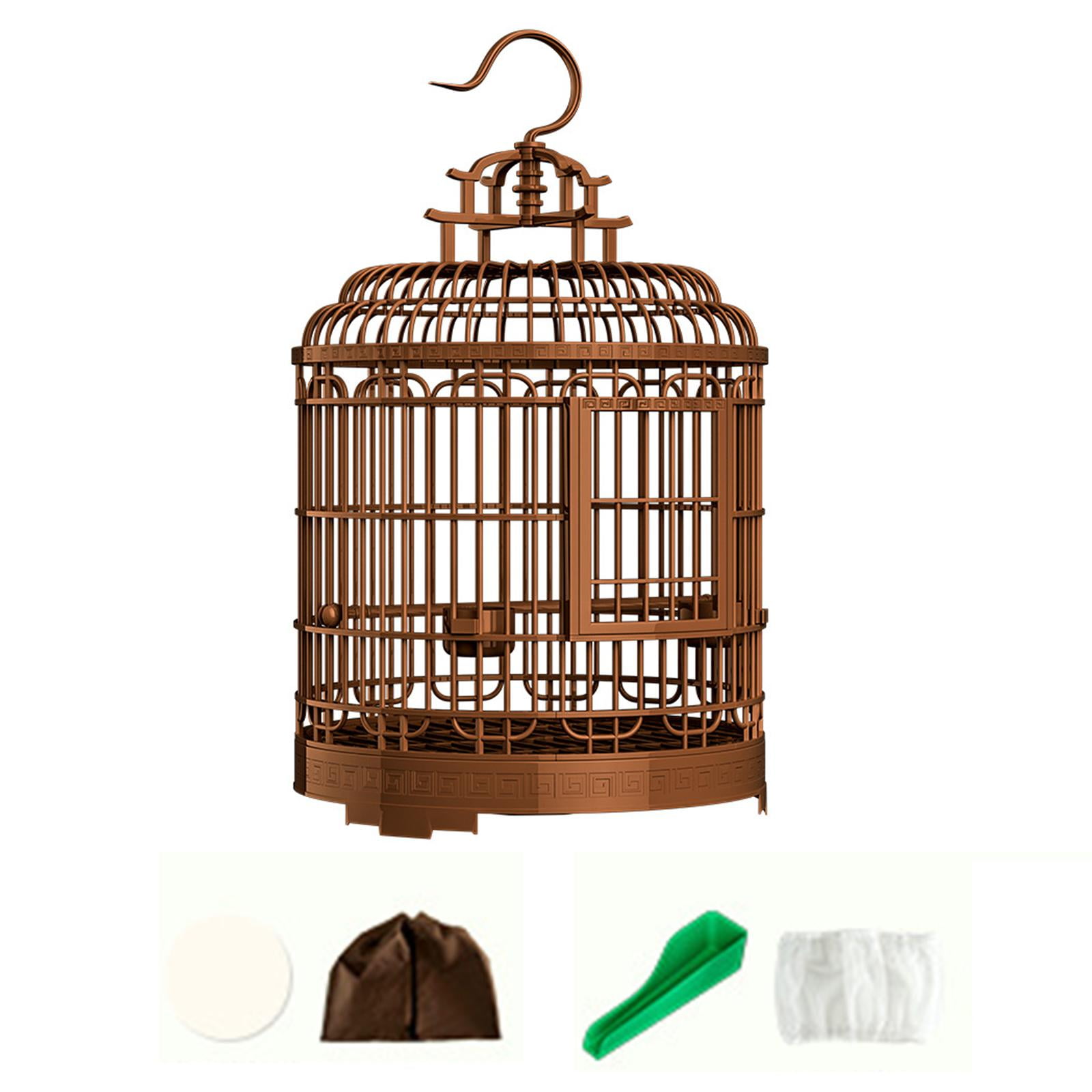 TOOYFUL s Cage Nest Pet Supplies Large Hanging Birdcage Parrot Cage for Finches Parakeets Cockatoos Small Birds African