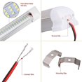 thumbnail image 4 of Pack Universal Interior Light Bar for Car, Motorhome, Bus, Caravan, Boat, Kitchen, Bathroom, 320mm (108 LED, 12-24V) (T4, 4pcs), 4 of 5