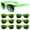 Green, variant on Black Novelty Sunglasses Bulk,12 Pack Party Favors for Summer Beach Pool Wedding Party, Great Gift for Pool