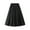 Black, variant on Aayomet Midi Skirt Women's Fashion A Line Solid Skirt Mid Long Vintage Chiffon High Waist Skirt,Coffee One Size