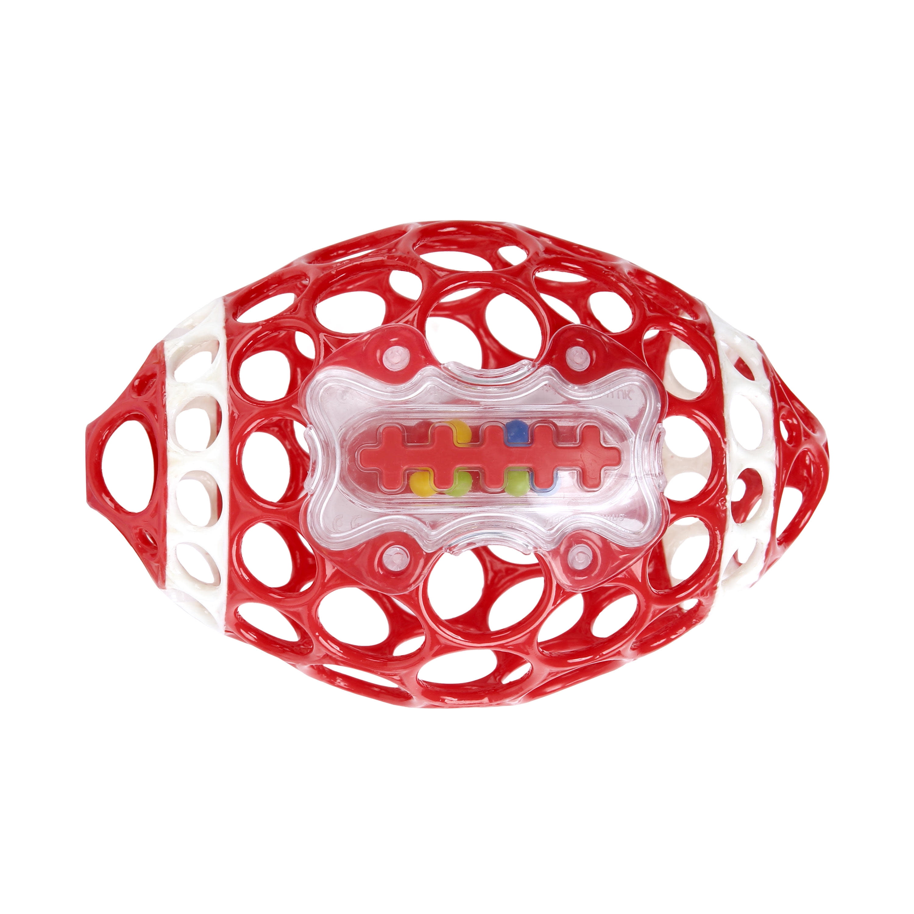 Grab & Rattle Football Farbe Rot Oball 