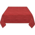 thumbnail image 4 of Square Tablecloth 60 x 60 Inch, Red Natural Texture Square Table Cloth Washable Table Covers Table Protector for Dining, Parties, Camping, 4 of 8
