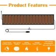 thumbnail image 6 of ABORON 24" x 10' Heated Snow Melting Mats with Power Cord for Outdoor Driveway and Walkways, Non-Slip Rubber Heated Ice Melting Mats, Heated Rug for Winter, 6 of 7