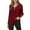Red, variant on EDFBUYKRS Long Sleeve Shirts for Women Crew Neck Casual Tunic Tops Lightweight Pullover S
