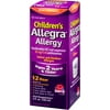 Allegra Children's Allergy Oral Suspension Berry Flavor 4 oz