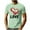 Green, variant on Stamzod Valentines Lover Heart Graphic Tees Men Summer Crewneck Short Sleeve Basic Tee Tops Active Casual Oversized Tshirts for Men Light Blue C L