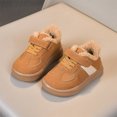 thumbnail image 2 of YOUYEDIAN Toddler Sneakers Winter Casual Athletic Platform Plush Flats Fashion Fuzzy Shoes, 2 of 5