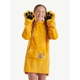 thumbnail image 6 of Justice Girls Long Sleeve Hooded Sleeper, Sizes S/M to L/XL, 6 of 9