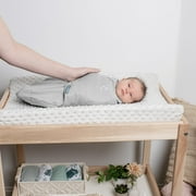 SwaddleMe by Ingenuity Original Swaddle for Baby, 100% Cotton, Improves Sleep & Calms Startle Reflex, 0-3 Months, 1.0 TOG, 2-Pack - Tropical Dino