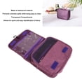 thumbnail image 3 of Bolsa De Cosméticos Colgante Bolsa De Viaje Con Gancho Neceser Colgante Gran Capacidad Compartimentos Transparentes Portátiles Bolsa De Maquillaje De Viaje Con Gancho ANGGREK Otros, 3 of 7