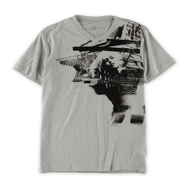 Marc Ecko Painted Girl Graphic playera para hombre, gris, XX-Large Marc Ecko Camiseta gráfica