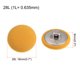 thumbnail image 2 of 10uds 28L Tela Cubierto Botón 18mm Redondo Metal Vástago Costura Botones para Trajes Vestidos Blusas, Amarillo, 2 of 5