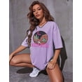 thumbnail image 5 of KimSoong Women's Neon Moon Shirts Oversized T-Shirts Classic Country Cowgirl T-Shirt Music Vintage Graphic Tee, 5 of 6