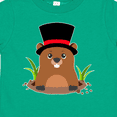 thumbnail image 4 of Inktastic Groundhog Day with Groundhog in Top Hat Boys or Girls Toddler T-Shirt, 4 of 5
