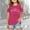 Hot Pink, variant on Girls Shirts Graphic Letter Print T Shirt Short Sleeve Shoulder Cut-Out Summer Oversized Tops T-Shirts for Girls 4-5 Years