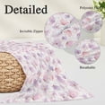 thumbnail image 3 of Pink Purple Butterfly Body Pillow Covers 20"x54", Spring Watercolor Butterfly Soft Brushed Microfiber Breathable Throw Pillow Covers, Pillowcase with Zipper for Couch Sofa Bedroom Living Room, 3 of 9