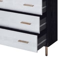 thumbnail image 5 of Newboti Furniture Black and Silver 4-Drawer Chest 75457, 5 of 6