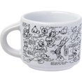 thumbnail image 6 of Silver Buffalo Mickey Heritage Sketch Multi Art 4pc Stackable Ceramic Mug Set, 3 Ounces, 6 of 15