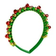 thumbnail image 2 of Yoyauz Christmas Bell Headband Ladies Girl Cute Silver Green Red Headband Christmas Holiday Iewelry, 2 of 5