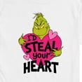 thumbnail image 3 of The Grinch - I'd Steal Your Heart - Men's Short Sleeve Graphic T-Shirt, 3 of 5