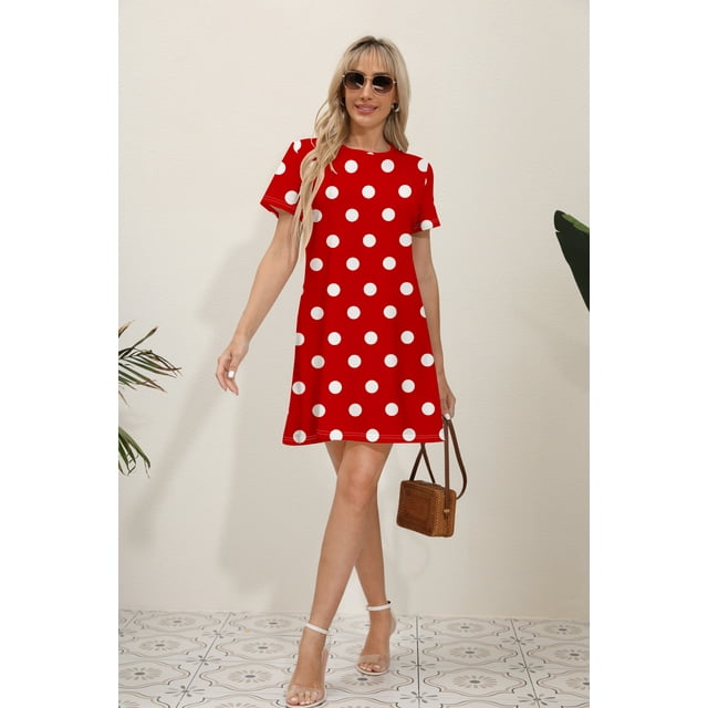 2024 Nouvelle Robe d'Été Élégante Mode Décontractée Imprimée Ajustée Manches Courtes Col Rond Midi Robe de Bureau Femmes FJH