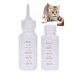 thumbnail image 2 of Perrito Gato Alimentador Botella Enfermería para Mascota Dispensador Leche Alimentación 50 Ml Recién Nacidos Gatitos Conejos, 2 of 9
