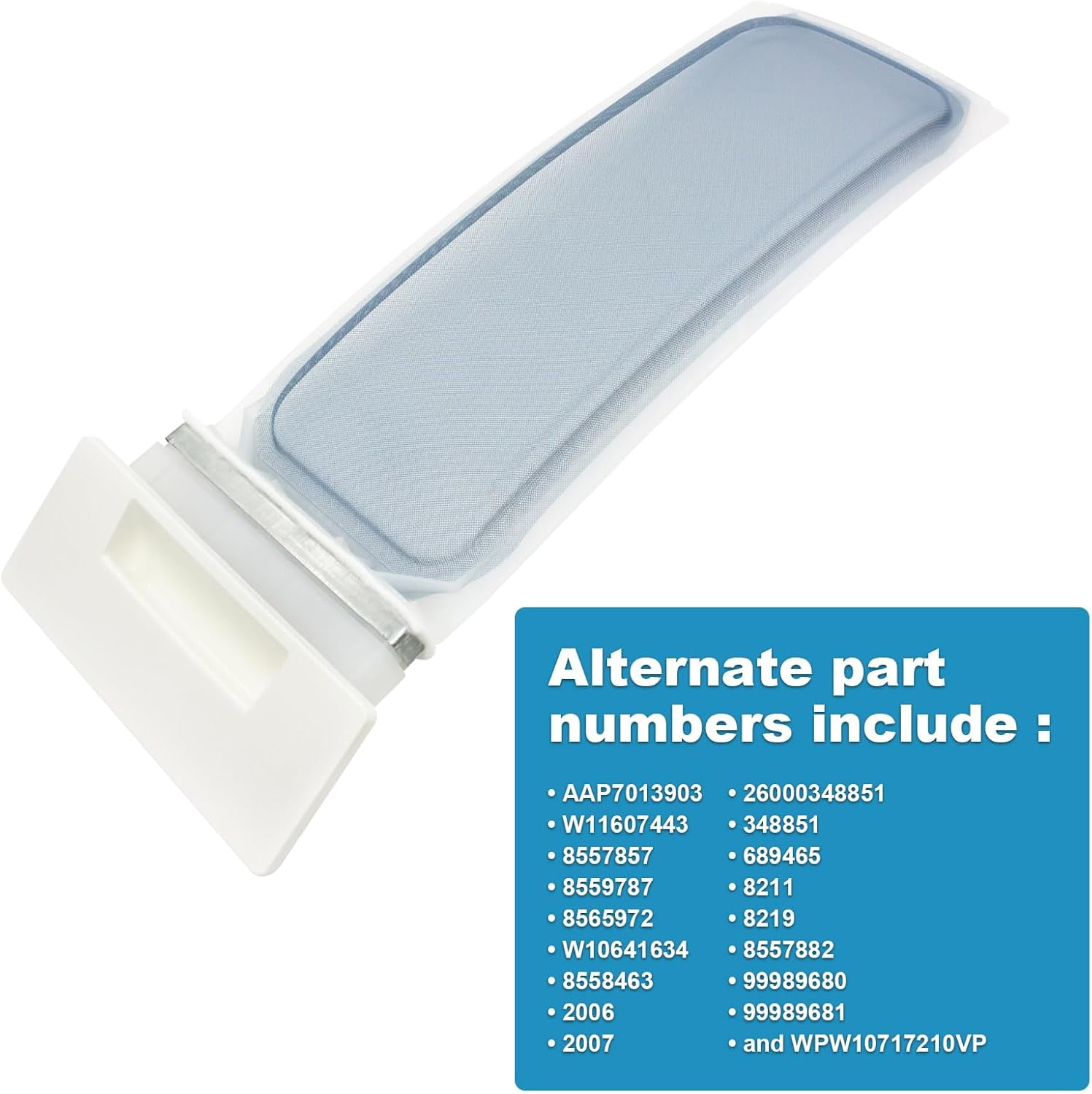 Durable Dryer Lint Screen Filter Replacement, Exact Fit Lint Trap Compatible with W10717210 W11778253 8557882 W10641634
