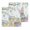 Grey Sage Green White, variant on Easter Kitchen Dish Towels for Drying Dishes Set of 2, Spring Grey Bunny Botanical Eggs Leaves Lattice Waffle Weave Microfiber Hand Tea Bathroom Towels Quick Dry & Absorbent Towel 15.7x23.6