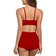 thumbnail image 2 of EFINNY Womens Athletic Swimsuits Two Piece Swimsuits Sports Halter Swimwear Bathing Suits, 2 of 5