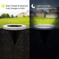 thumbnail image 5 of Solar Powered Ground lights 8Pack,Waterproof LED Solar Lights Outdoor Solar Disk Lights Decorative,Solar Garden Lights, 5 of 7