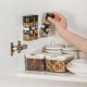 thumbnail image 4 of Tarros De Condimentos De Cocina, Estante De Almacenamiento Montado En La Pared, Estante Para Condimentos, Estante De Almacenamiento Para Botellas De Condimentos De Pimienta sonducket HA045461-02, 4 of 6