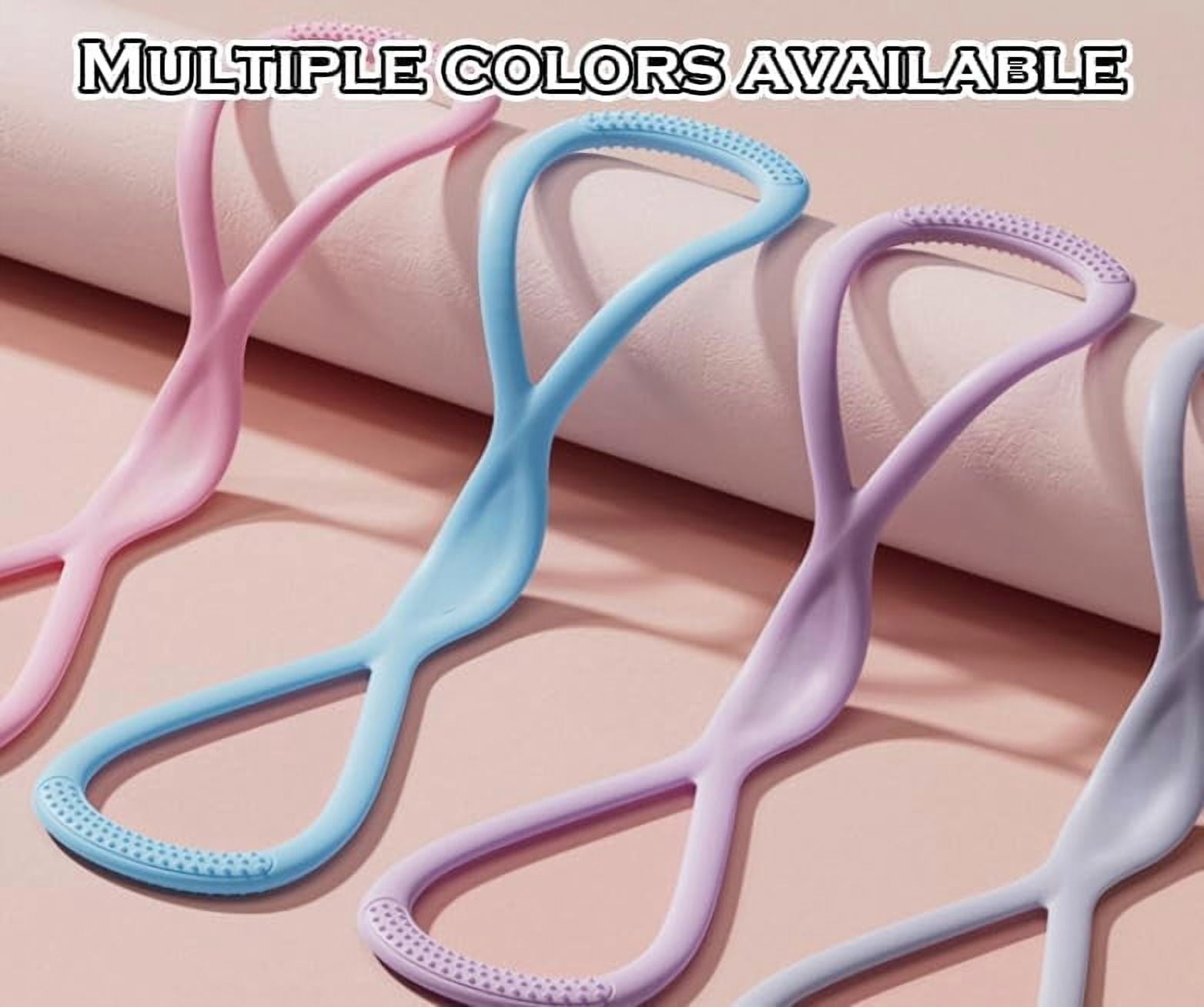 Shiftalter Resistance Bands, Figure 8 Exercise Bands for Women Men, Fitness Band for Workout Home Gym Stretching Pilates