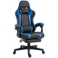 thumbnail image 2 of Vinsetto High Back Office/Sport Chair w/Reclining Rear Adjustable Height, Blue, 2 of 9