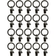 thumbnail image 5 of Urbanest Set of 20 1-inch Metal Curtain Rings with Clips and Eyelets, Fits up to 3/4 Inch Rod, Bronze, 5 of 7